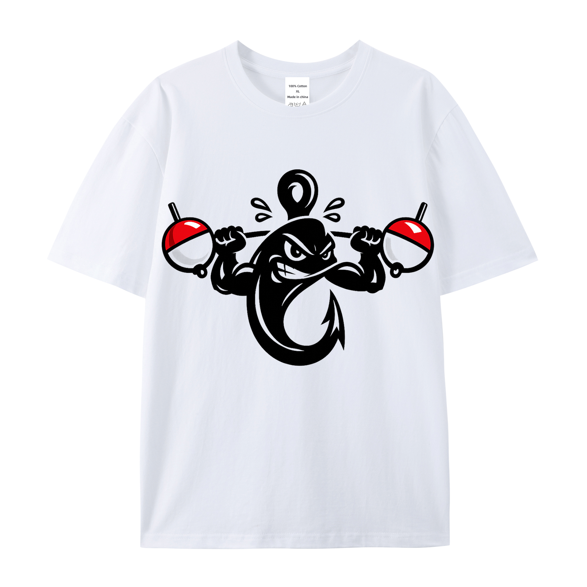 T-Shirt Angelglück am Wasser
