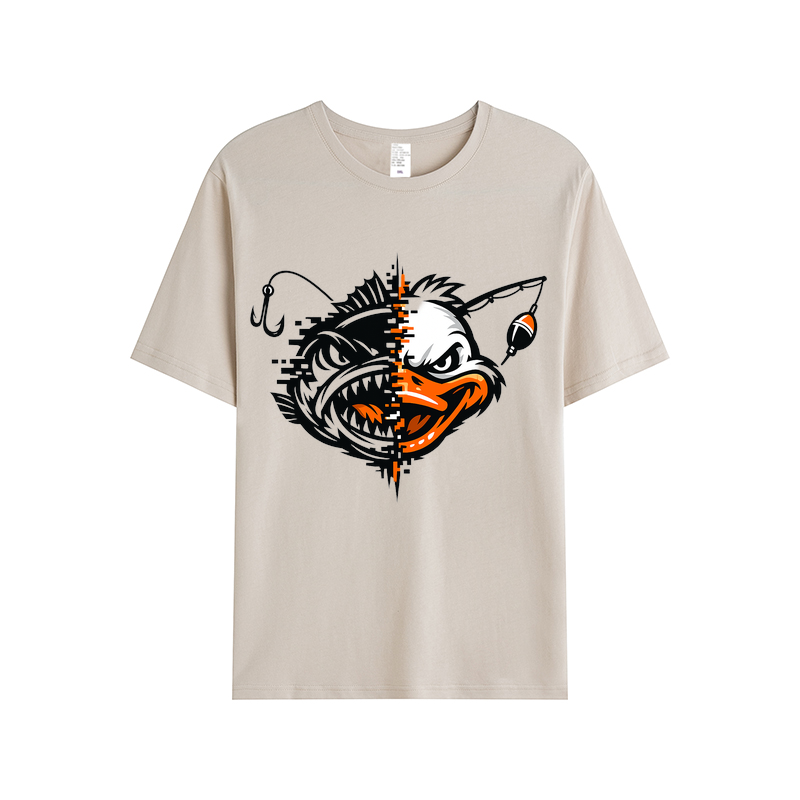 T-Shirt Angelglück am Wasser