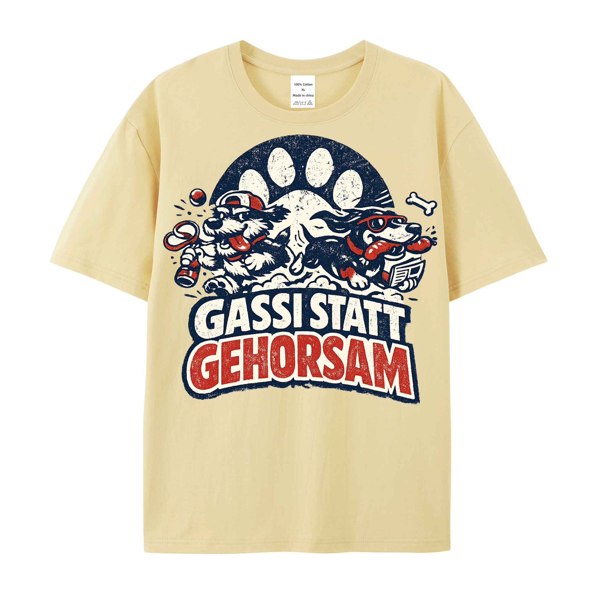 T-Shirt Gassi statt Gehorsam Vibes