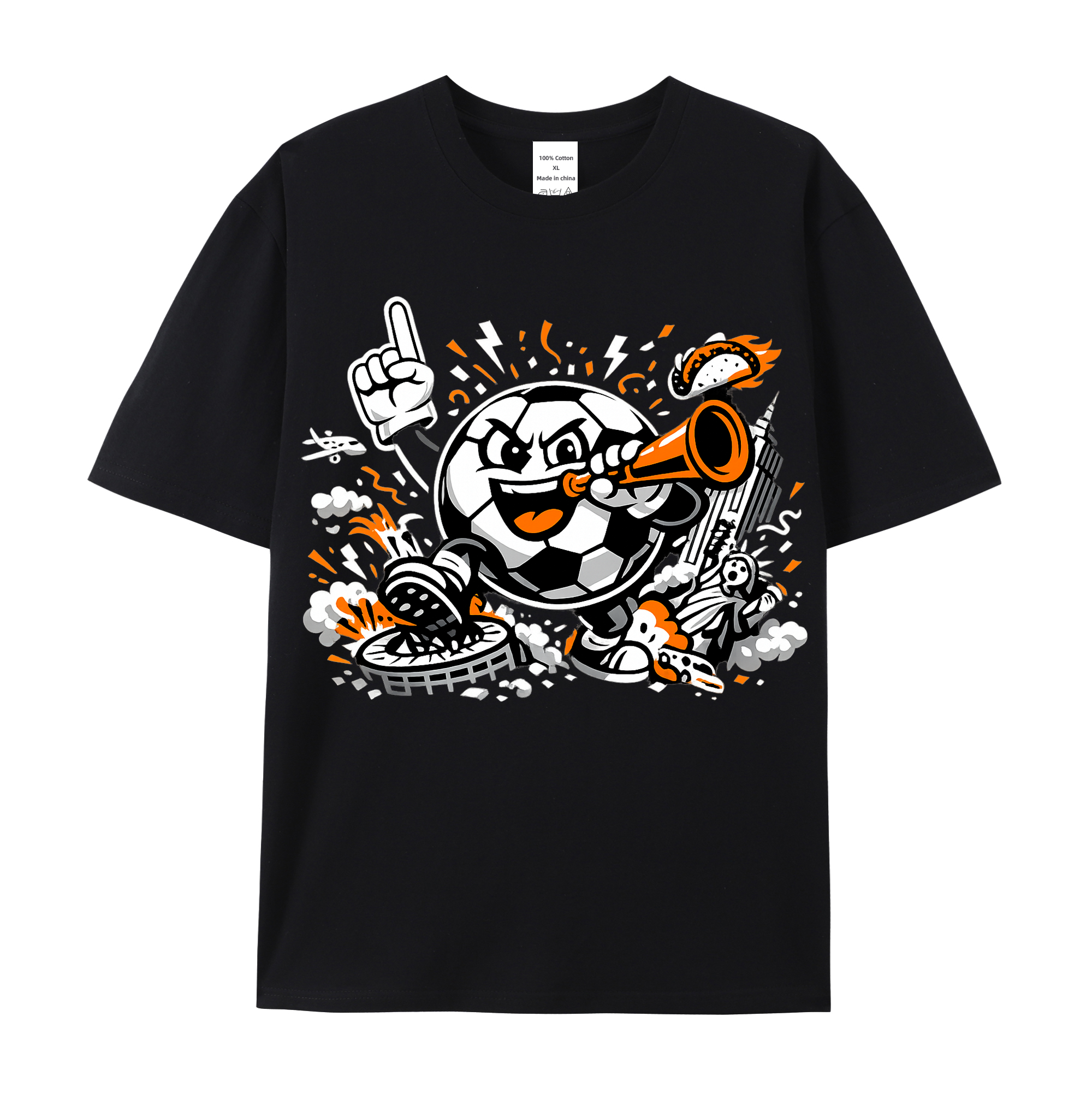 T-shirt Konfettiwirbel Chaos Energie