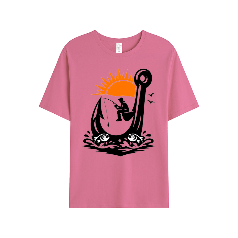 T-Shirt Angelglück am Wasser