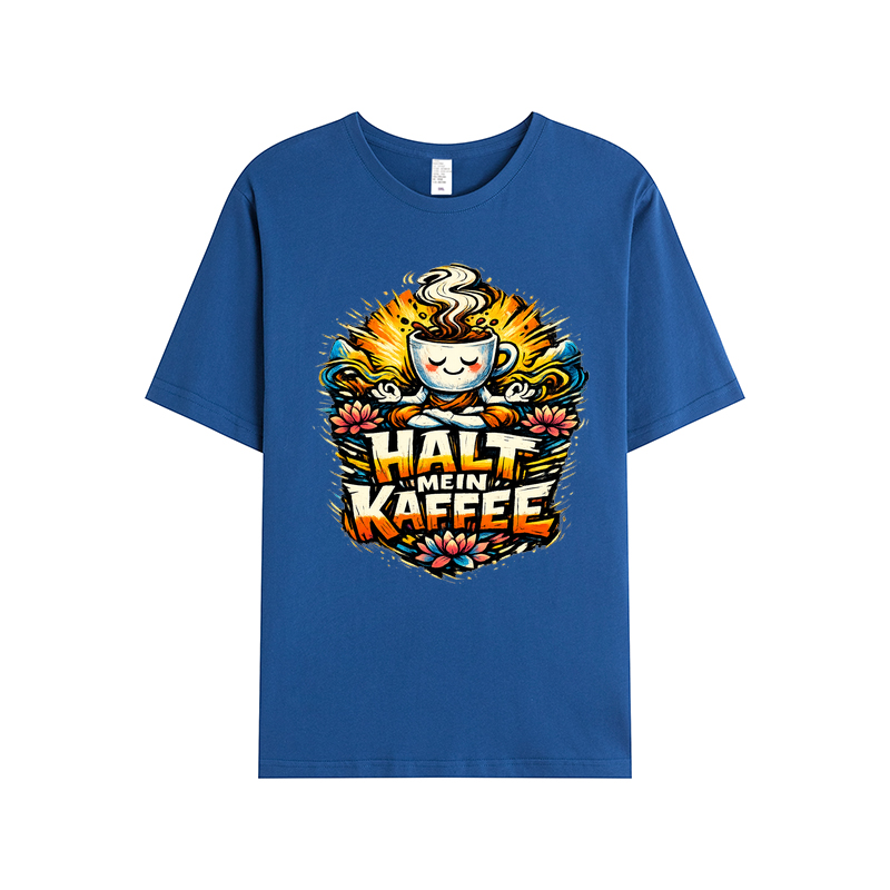 T-Shirt Kaffee-Yoga Flow