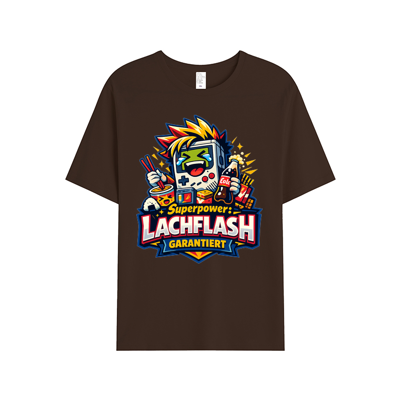 T-Shirt Lachflash Superpower Anime Edition