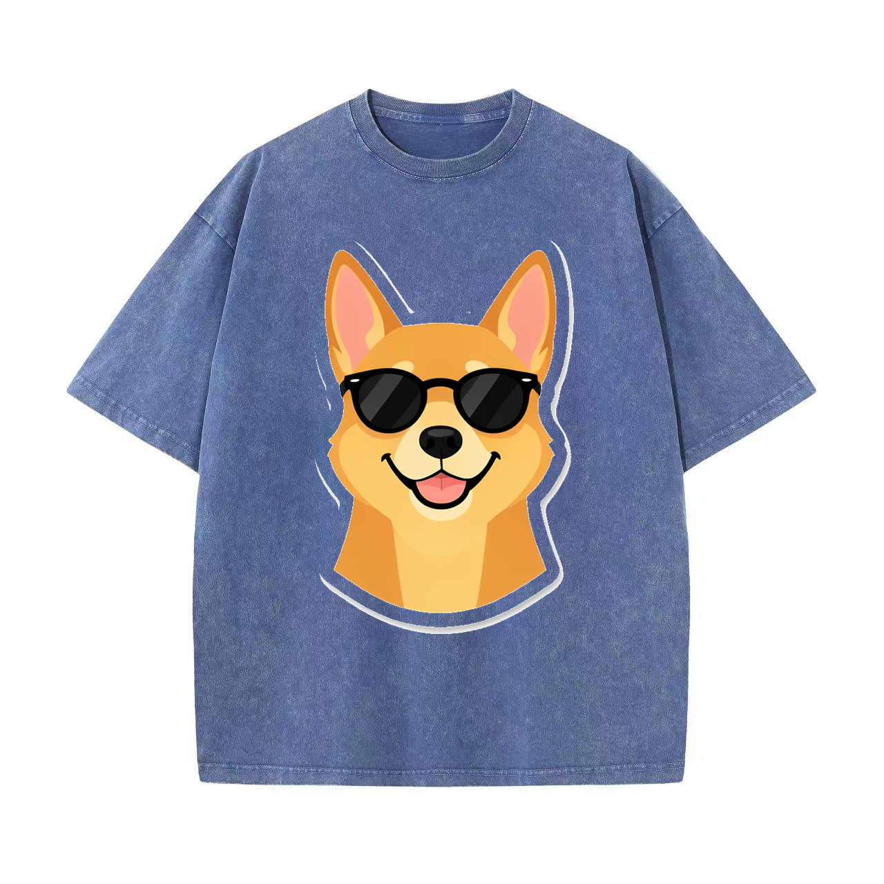 T-shirt Cool Dog Shades - Stylish Pup Design
