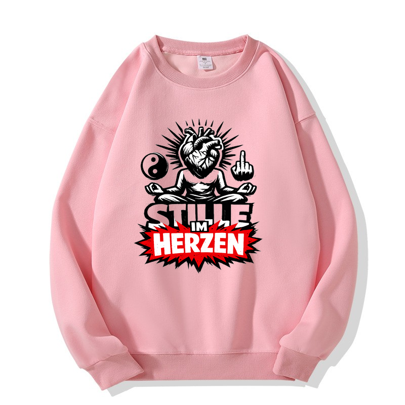 Sweatshirt Herzstille – Yogayogi Inspiration für innere Ruhe
