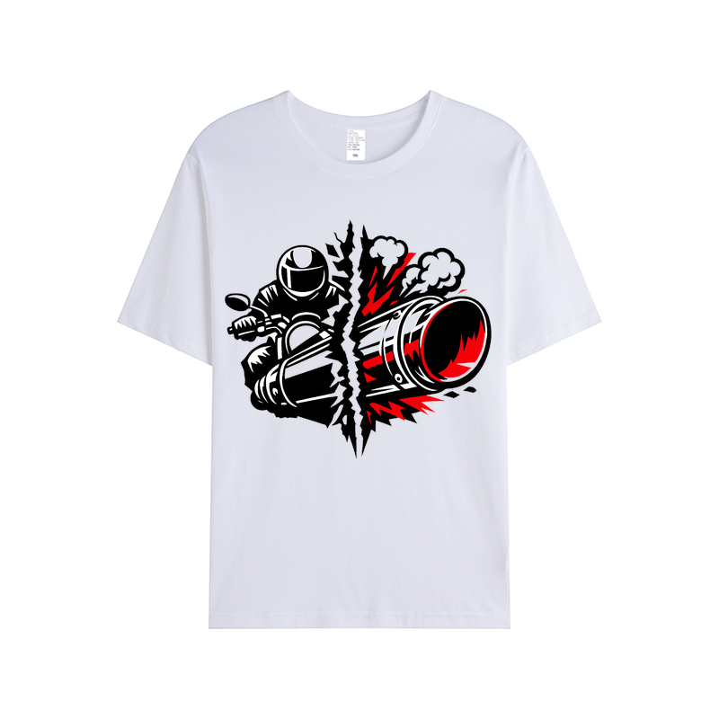 T-shirt Auspuff-Ikone Vintage Parodie