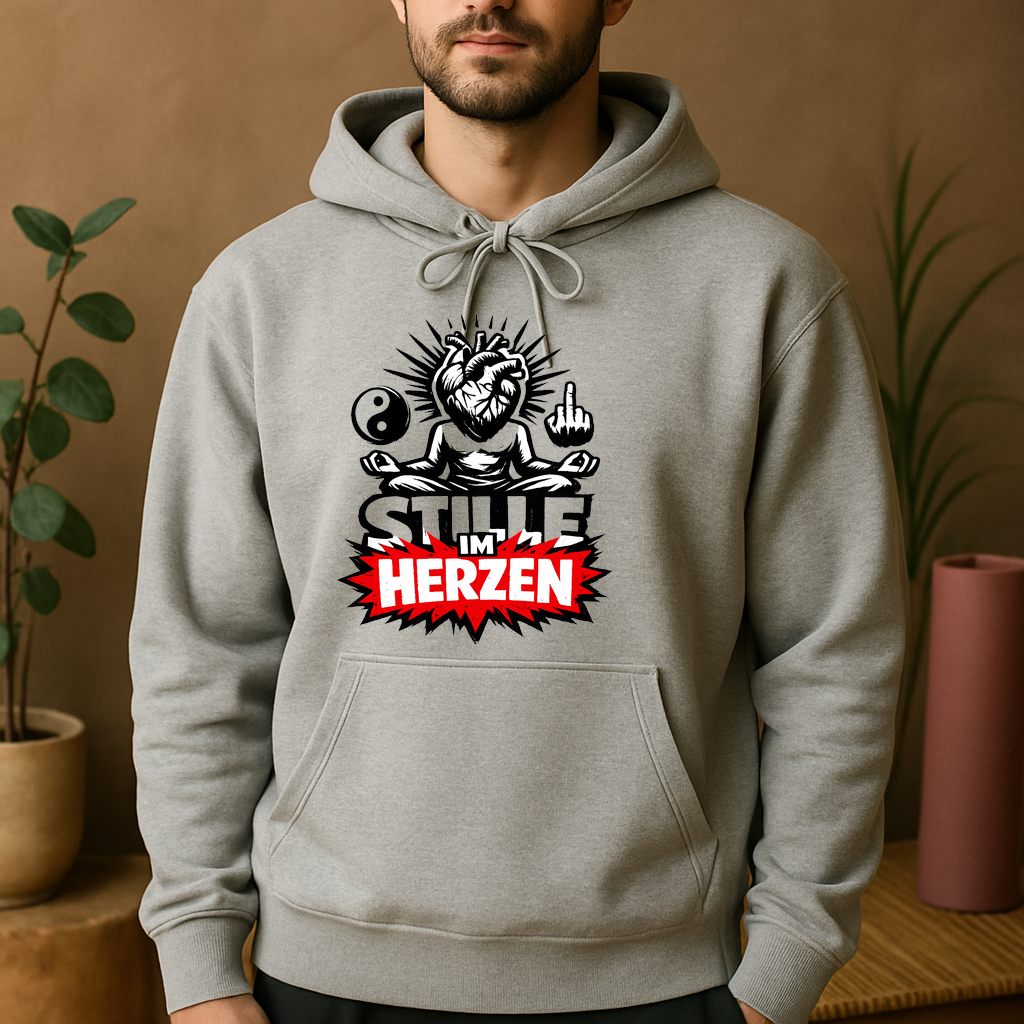 Hoodie Herzstille Yoga Yogi