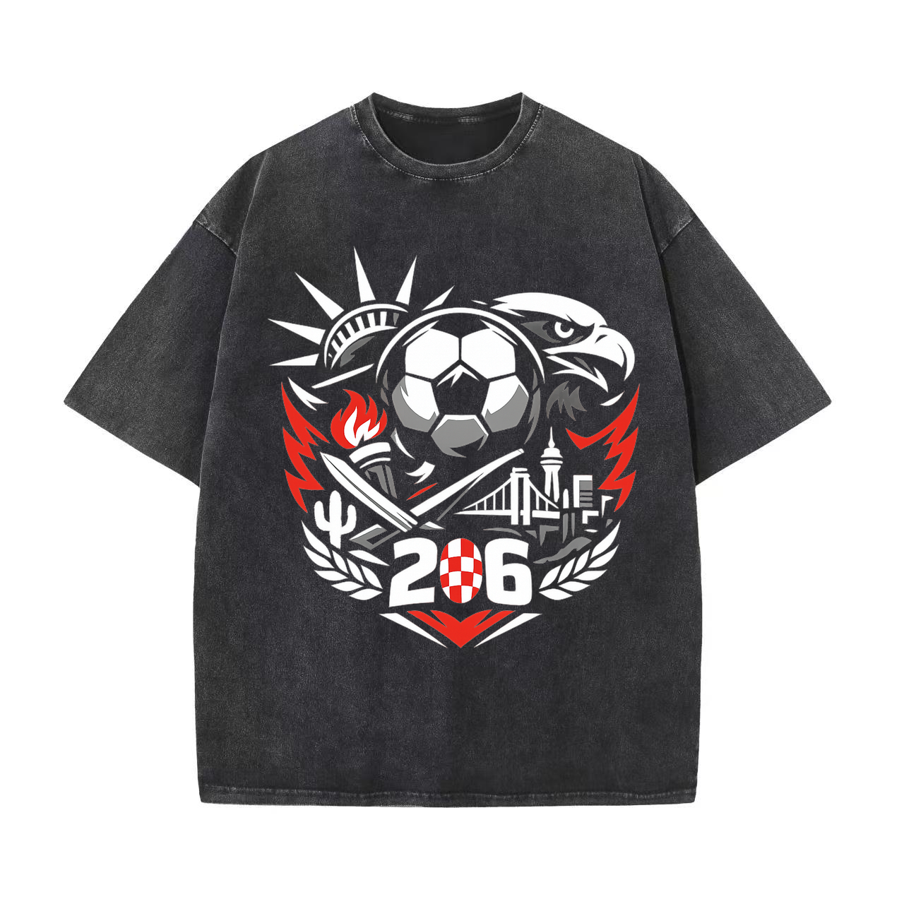 T-Shirt Sturmkrone des Spiels WM 2026