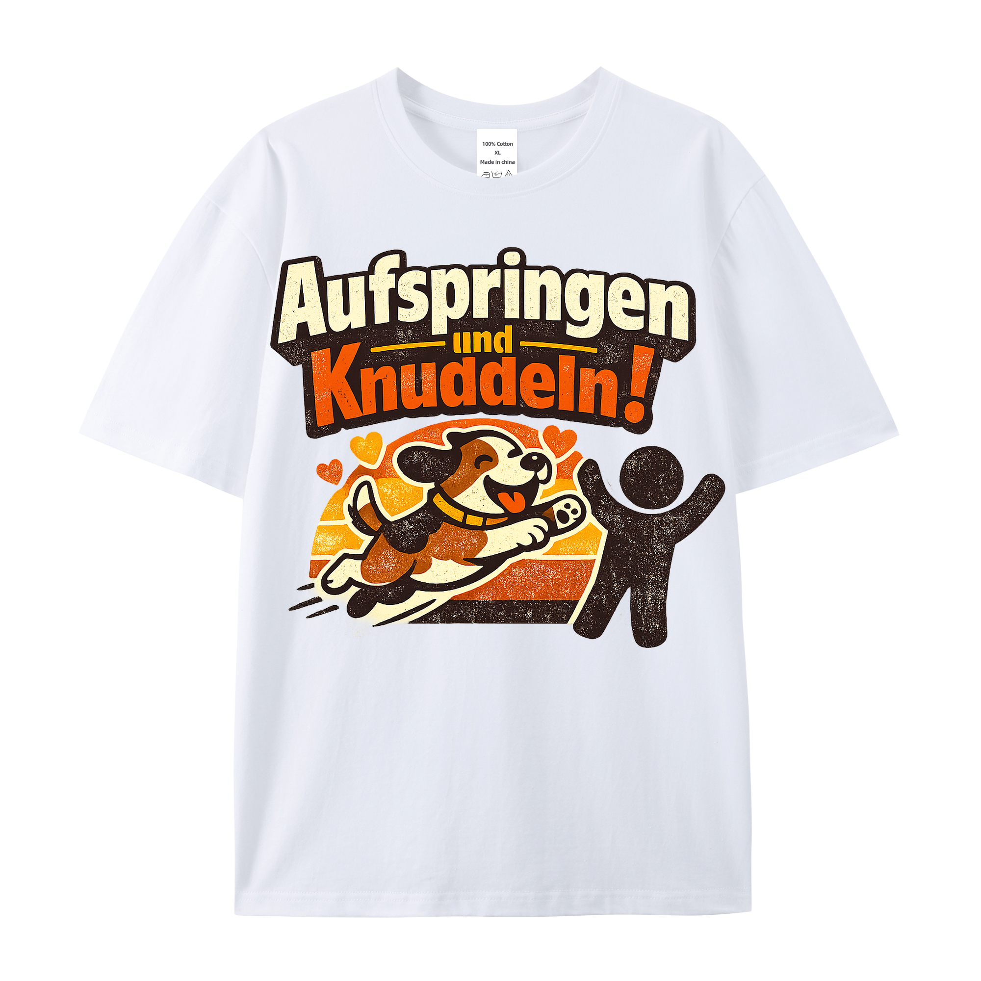 Aufspringen und Knuddeln! t-shirt