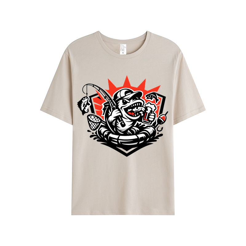 t-shirt Angelglück am Wasser