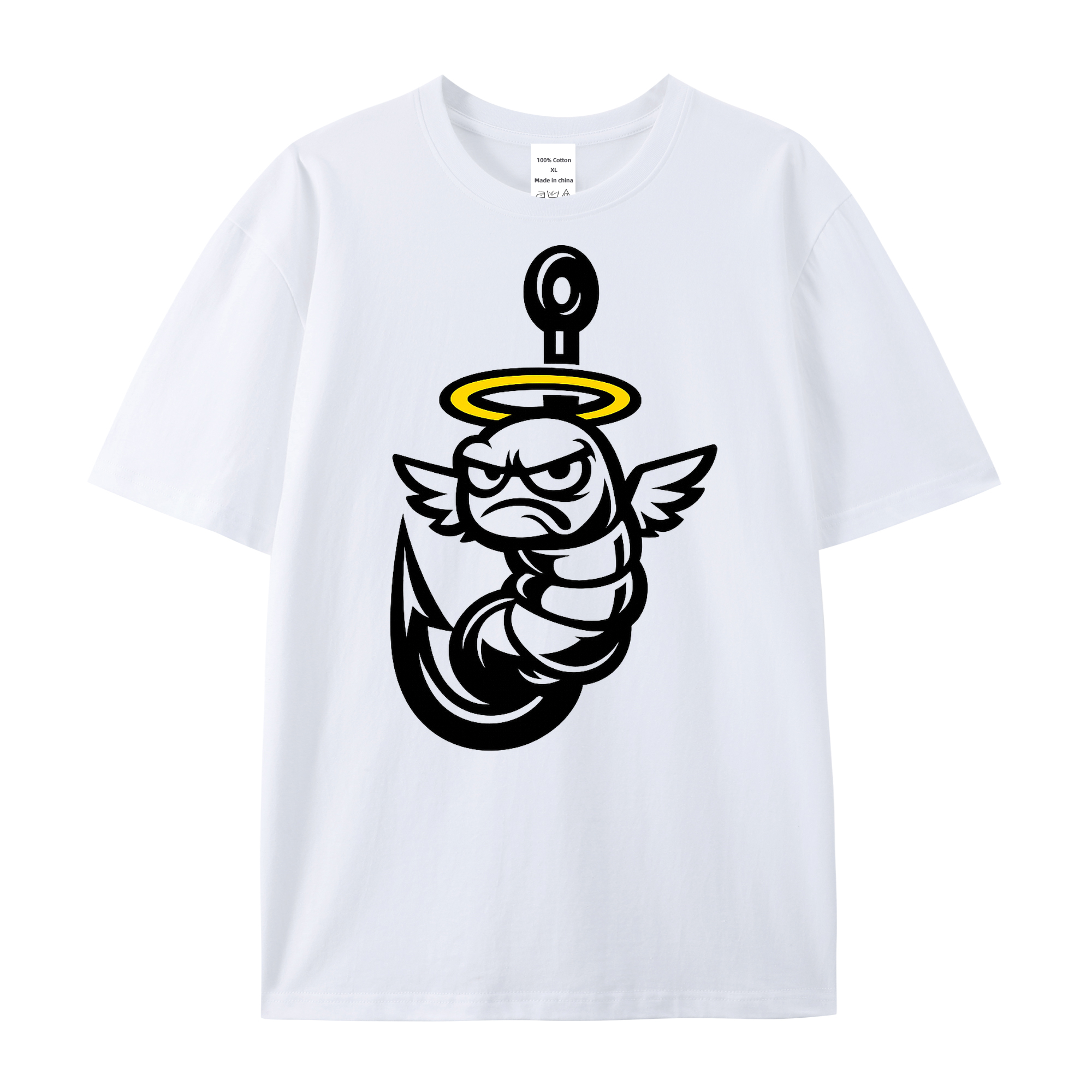 T-Shirt Angelglück am Wasser