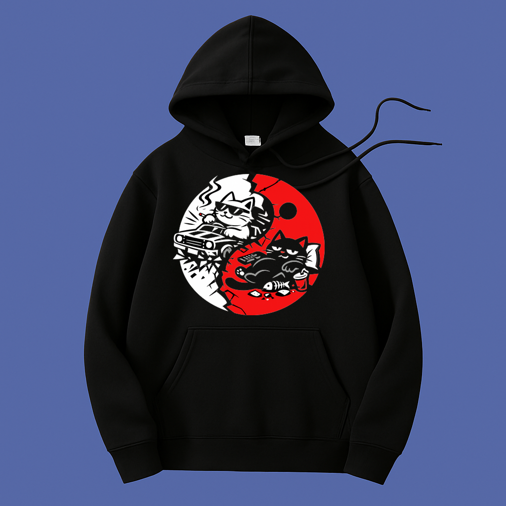 Hoodie Katzenzauber Kuschelmodus