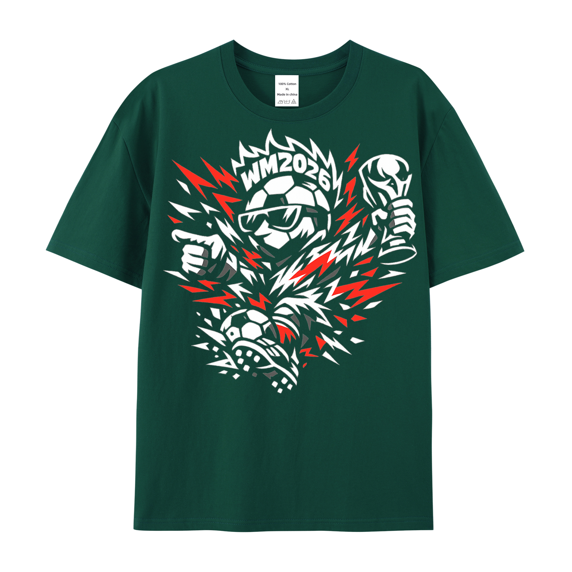 T-shirt Wirbelkrone im wilden Lichtwirbel