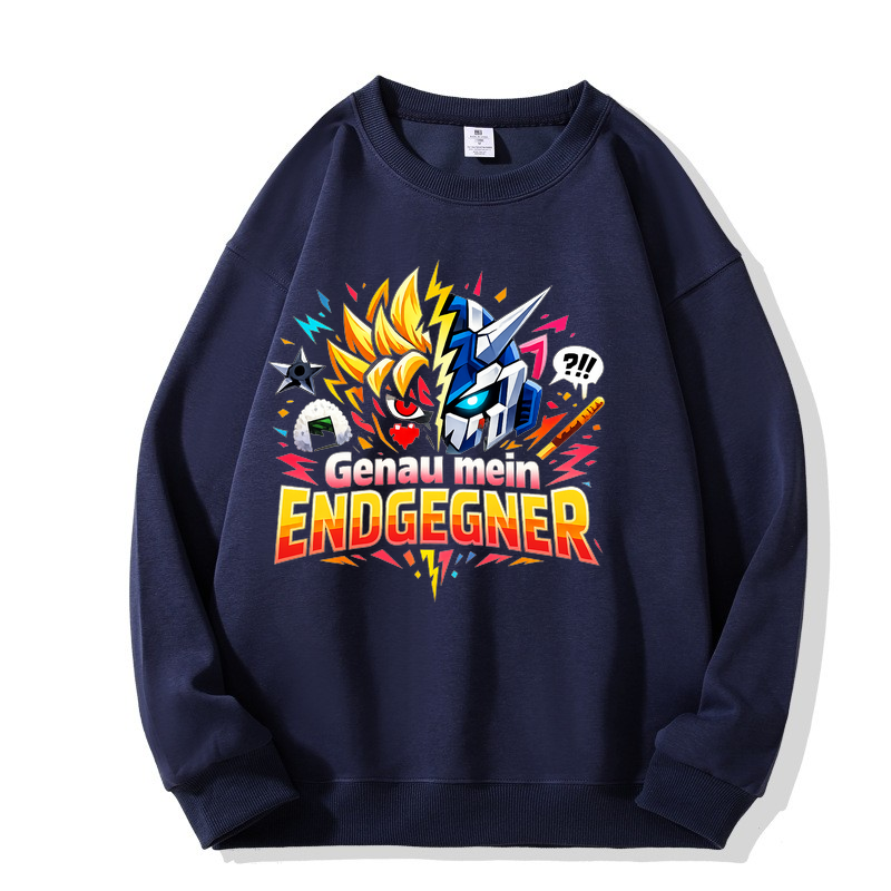 Sweatshirt Genau Mein Endgegner Anime Clash
