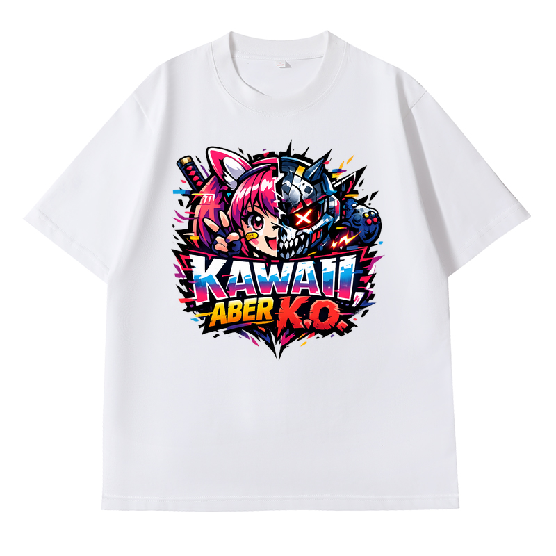 T-Shirt Kawaii K.o. Anime Vibes