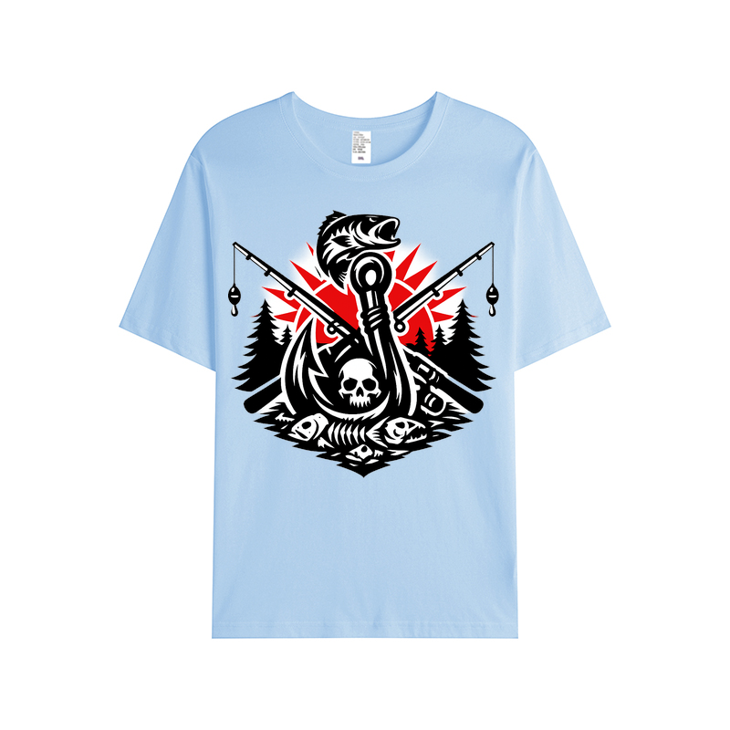 t-shirt Angelglück am Wasser
