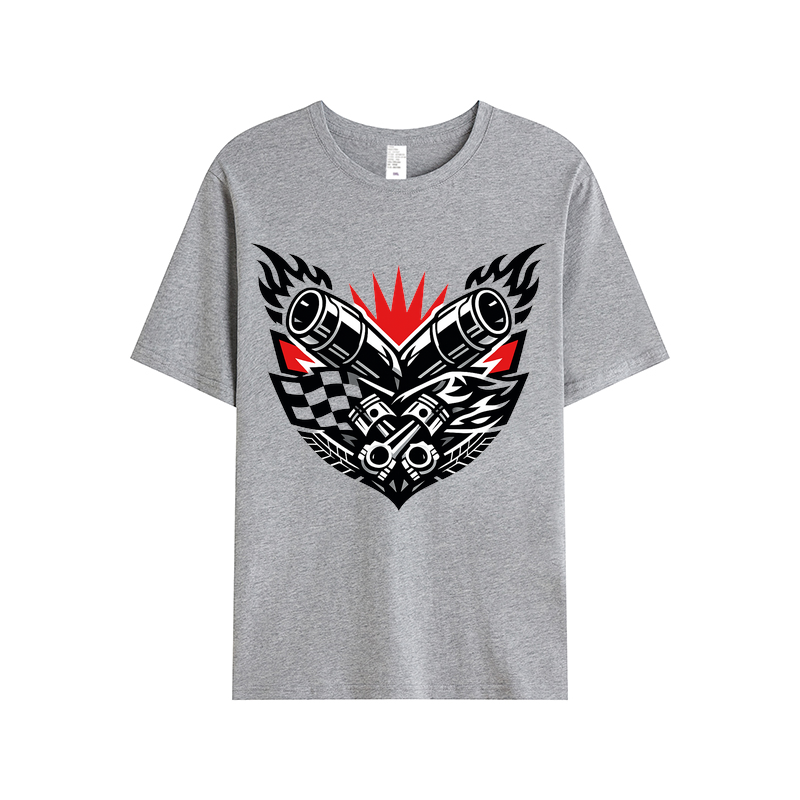 T-shirt Auspuff-Eid des Helden Emblem