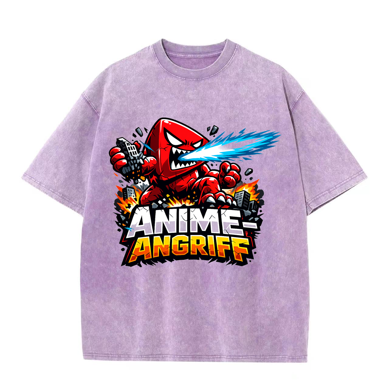T-Shirt Anime-Angriff: Epischer Kampflook für Fans