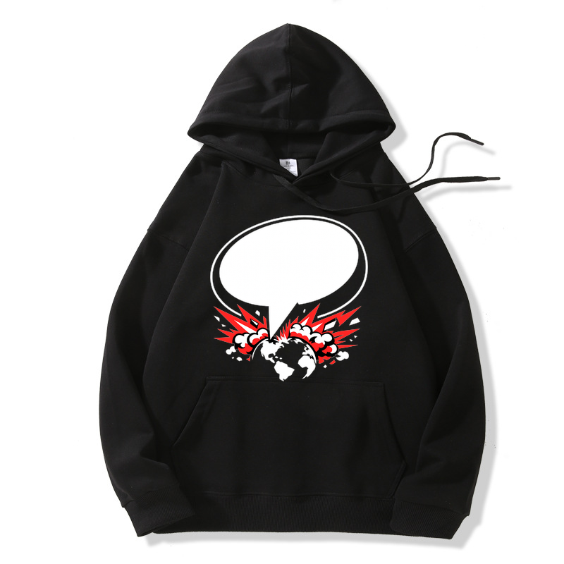 Hoodie Rebellenball im Raster
