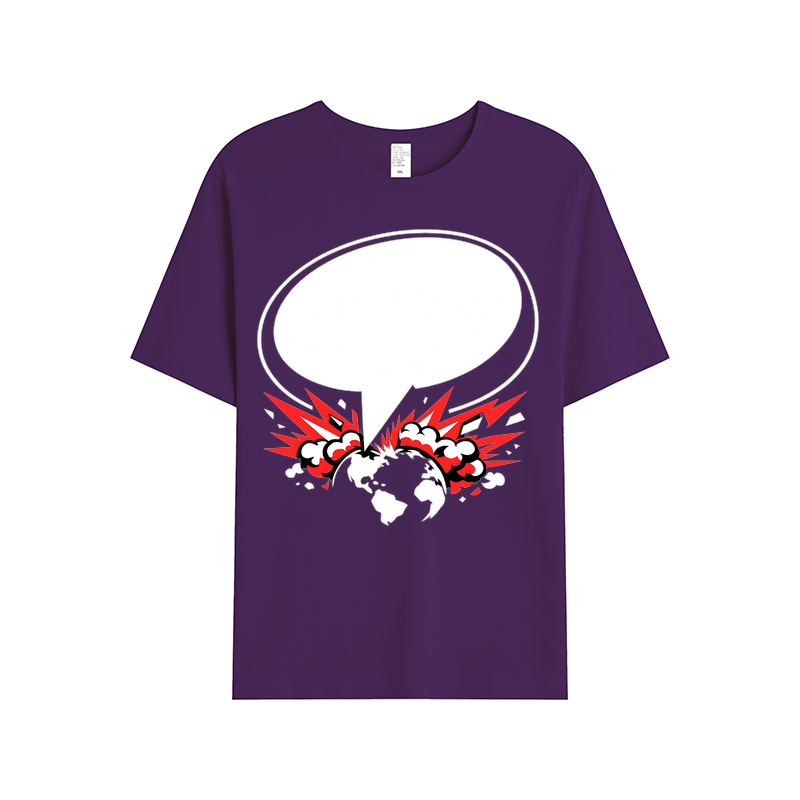 T-shirt Rebellenball im Raster der Hexagon-Nacht