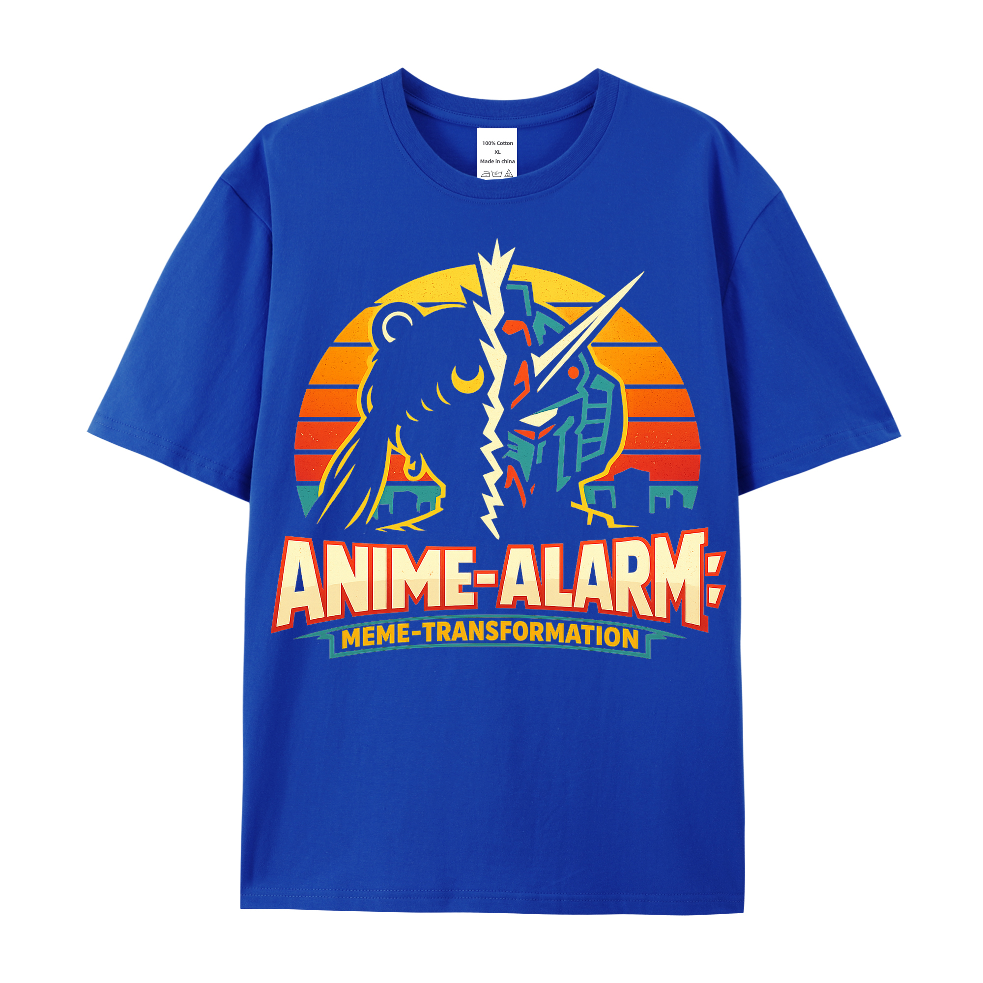 T-Shirt Anime-Alarm: Meme-Transformation