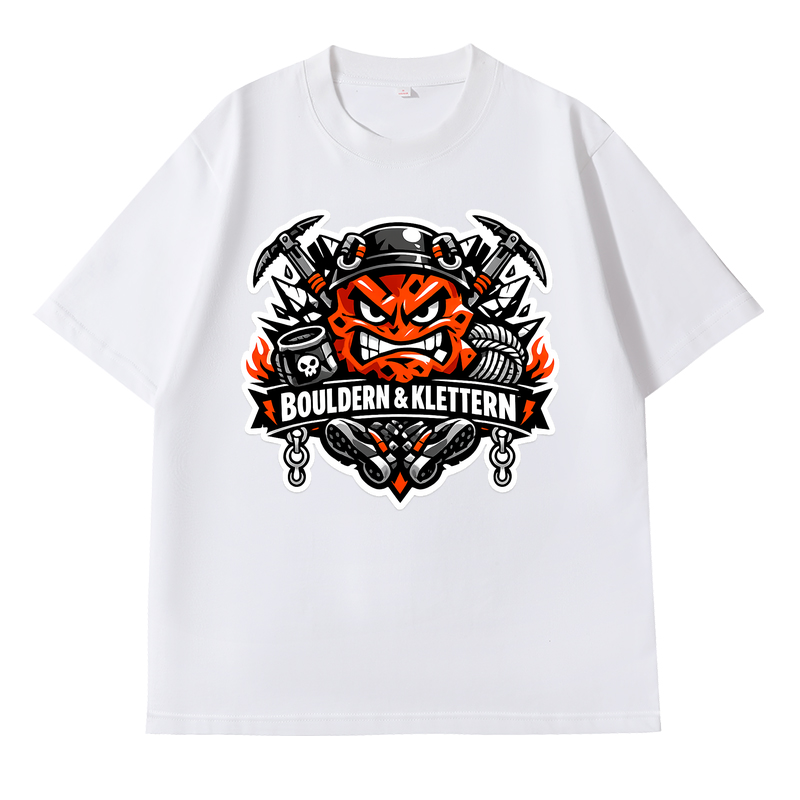 T-shirt Sarcastic Hold Riot: Chaos an der Wand