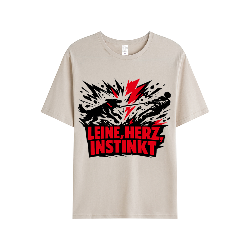 T-Shirt Leinenherz Instinkt