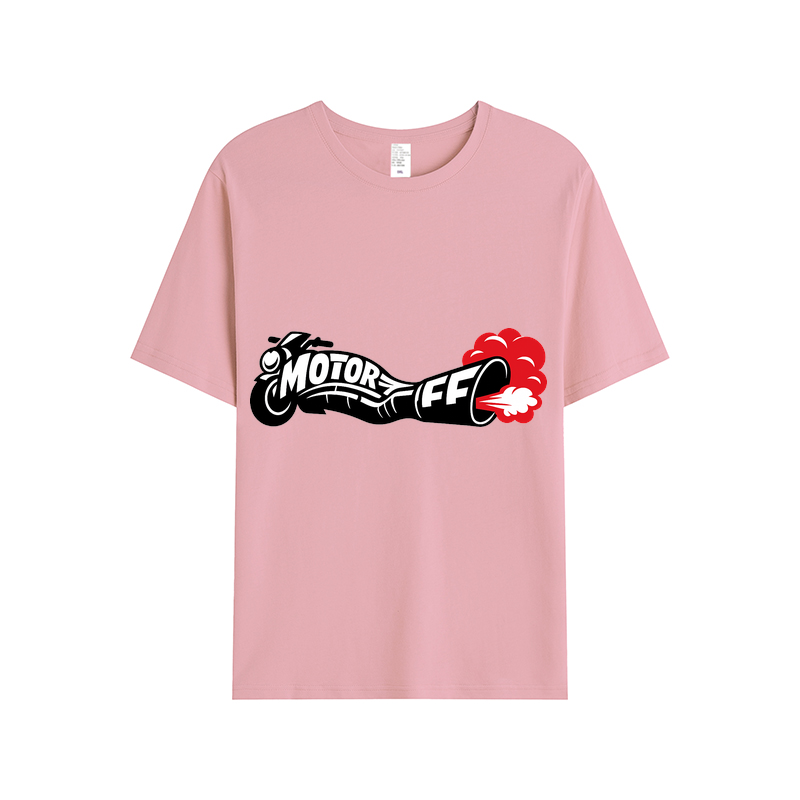 T-shirt Chromglutwirbel Motorrad Design
