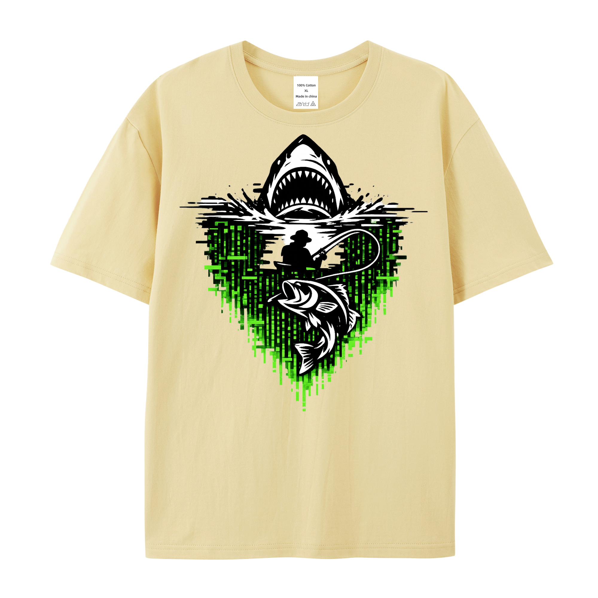 t-shirt Angelglück am Wasser