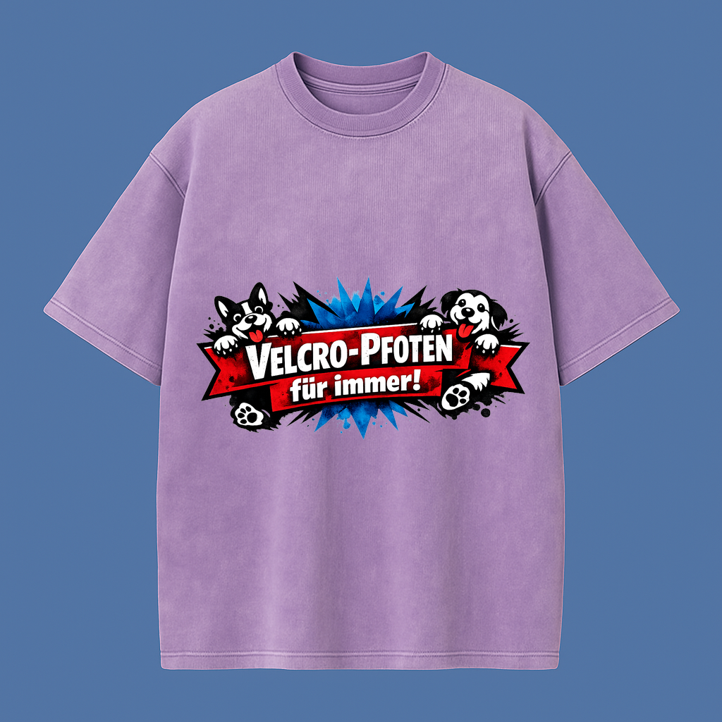 Velcro-Pfoten für immer! t-shirt