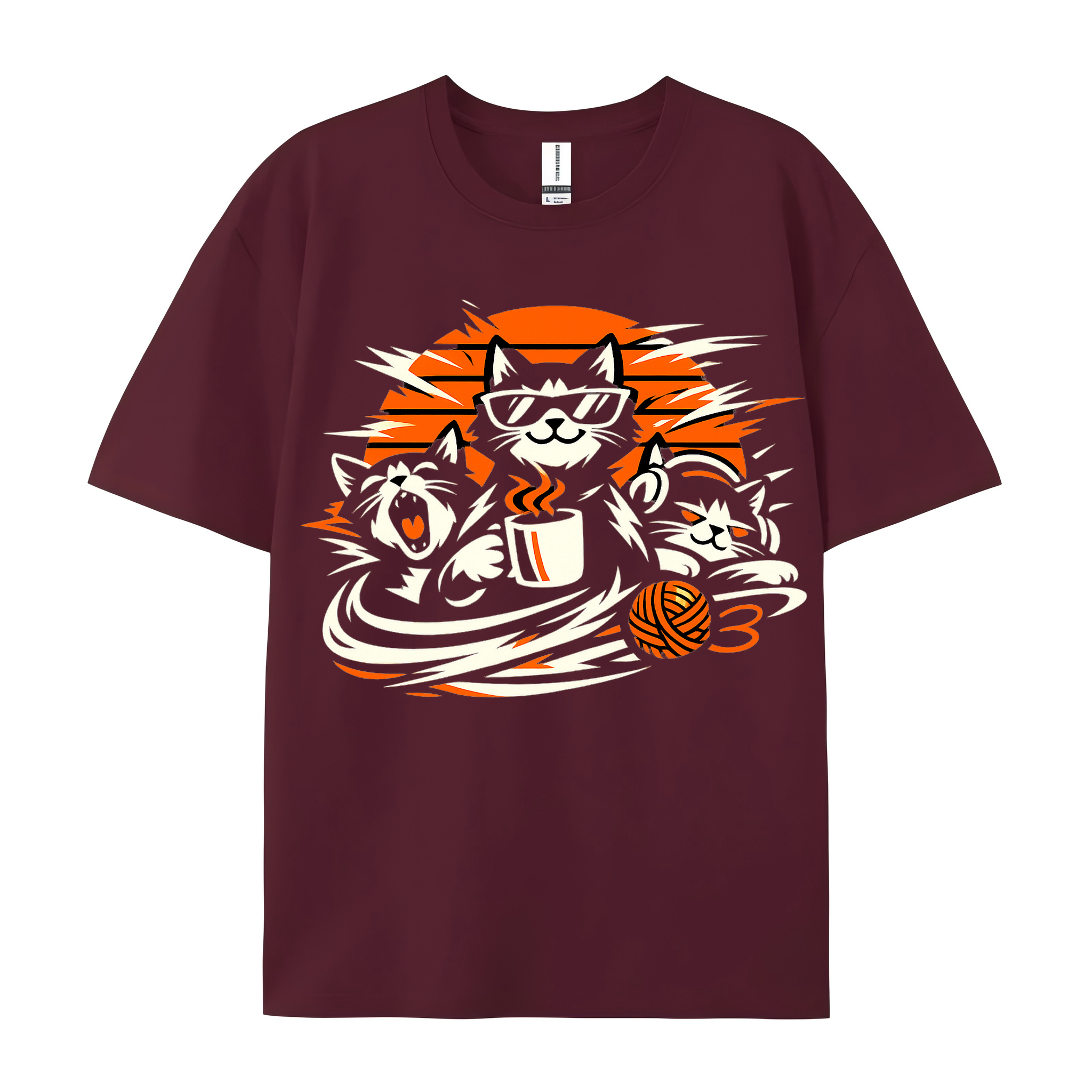 T-Shirt Katzenliebe Pur