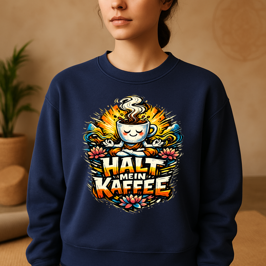 Sweatshirt Kaffee & Yoga Flow