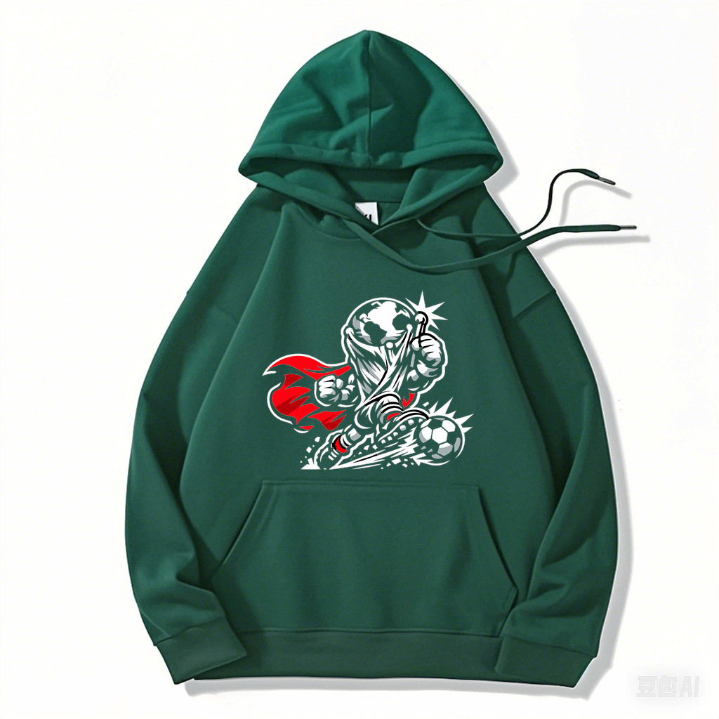 Hoodie mit Unaufhaltsamem Wappen