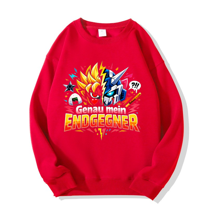 Sweatshirt Genau Mein Endgegner Anime Clash