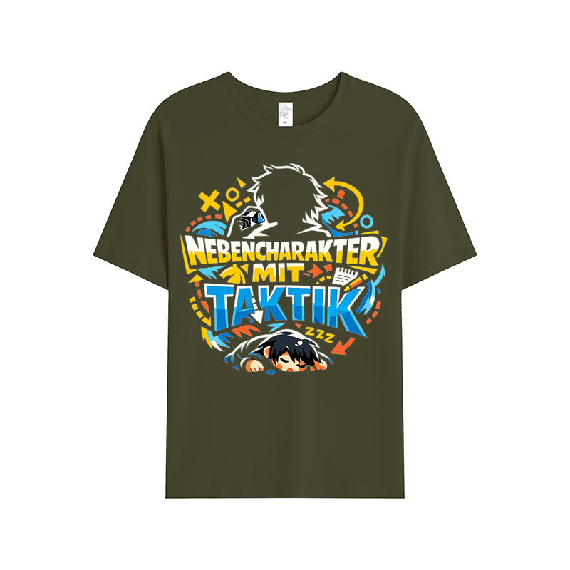 T-Shirt Anime Taktikheld Nebencharakter Style