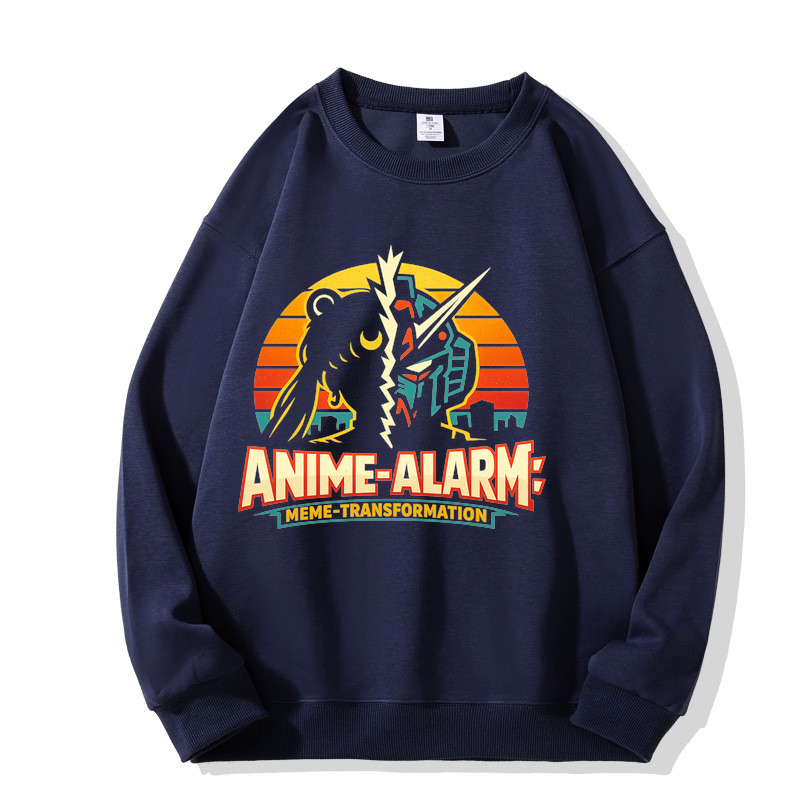 Sweatshirt Anime-Alarm: Meme-Transformation
