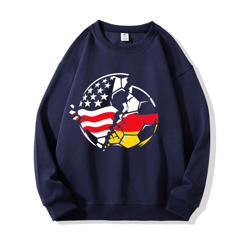 Sweatshirt Glitzerndes Grätschen Statement Style
