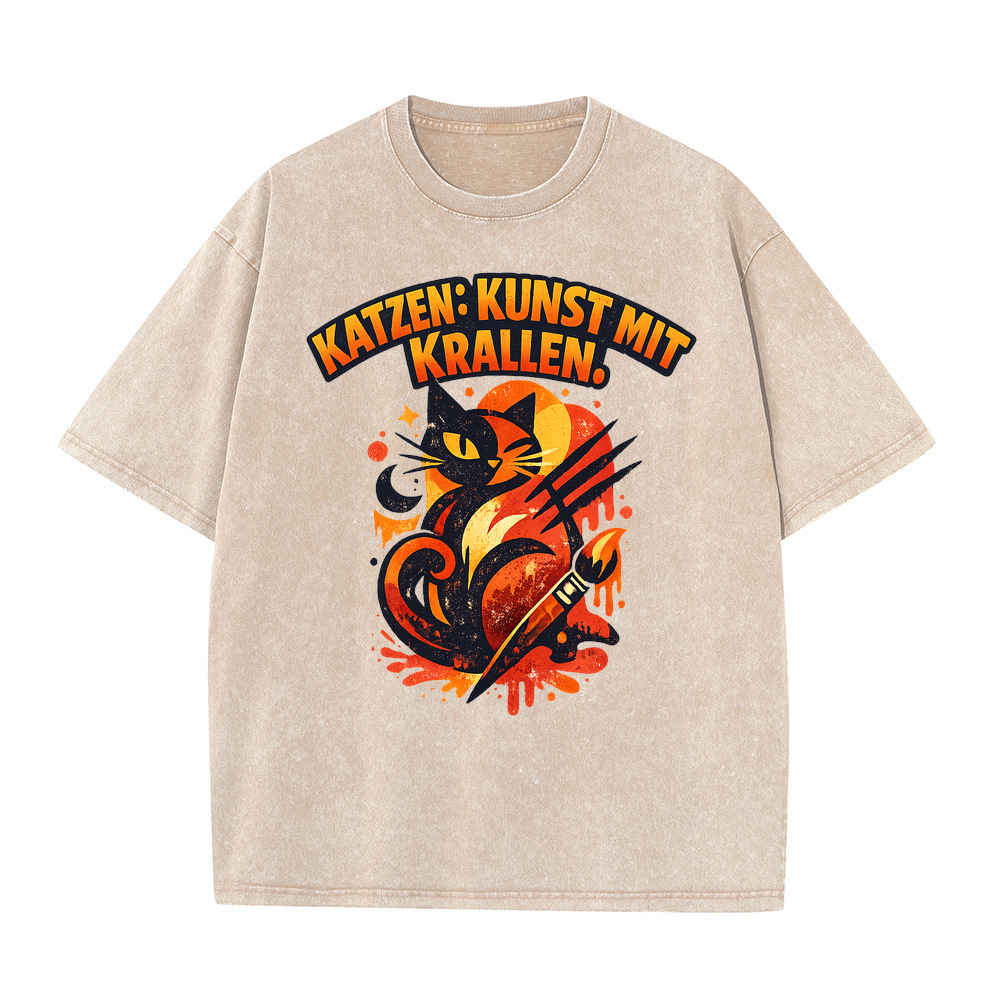 T-Shirt KrallenKunst für Katzenliebhaber
