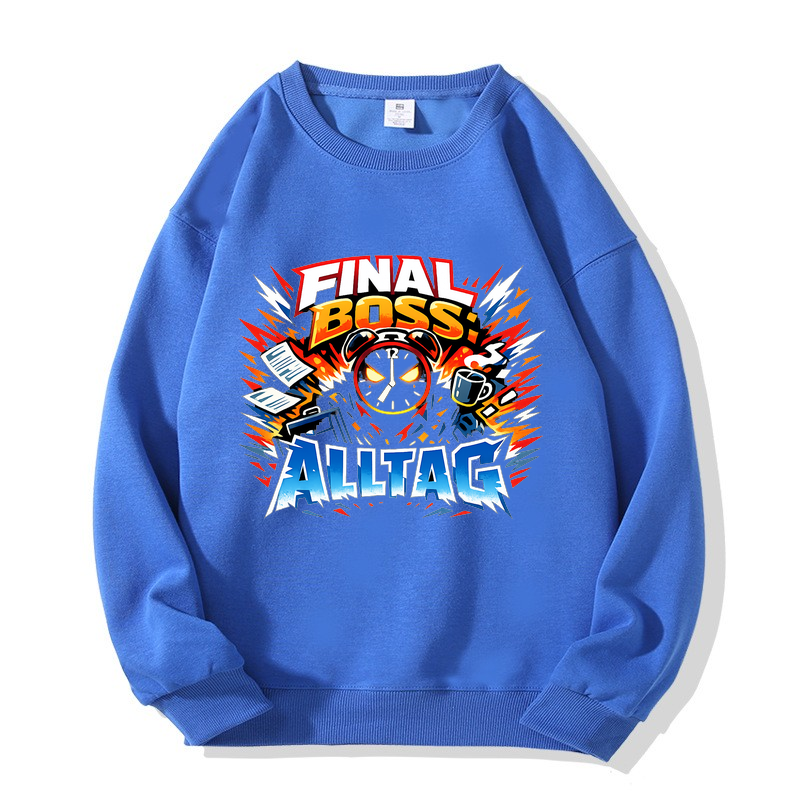 Sweatshirt Final Boss Alltag Mode