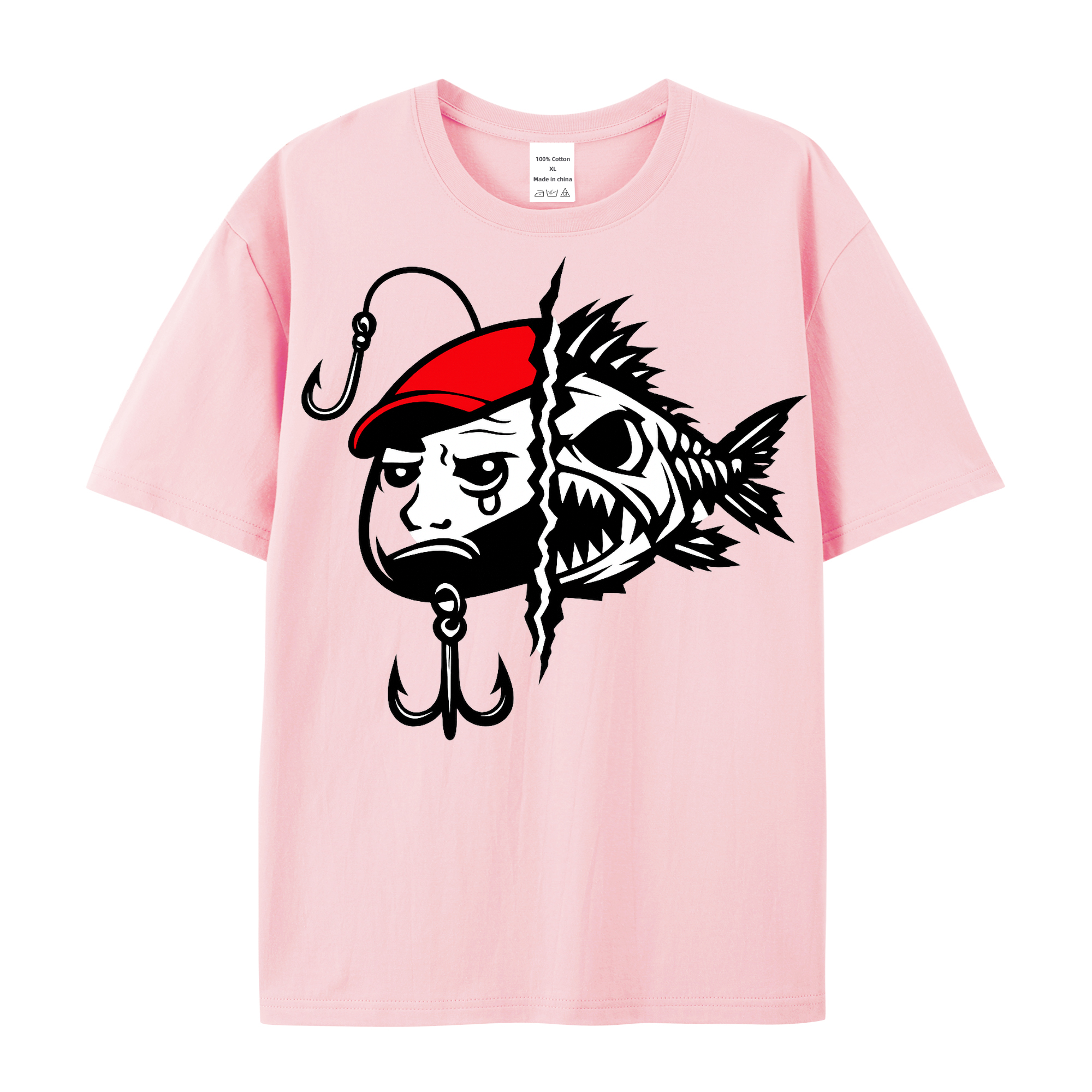 T-Shirt Angelglück am Wasser