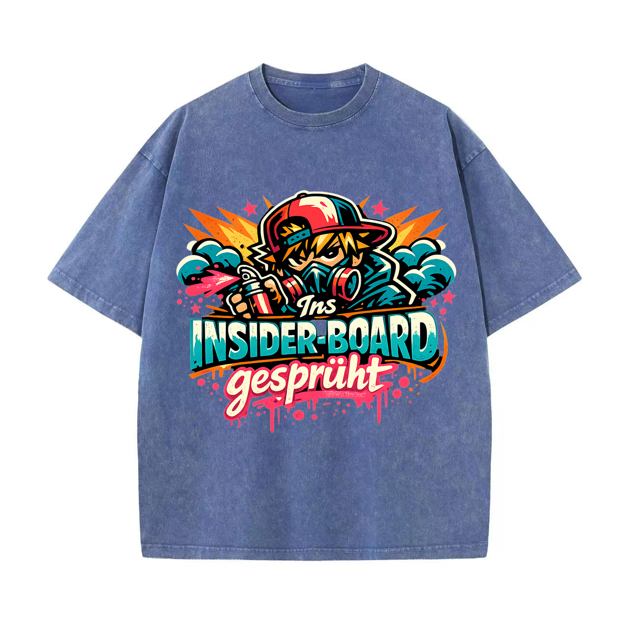 T-Shirt Anime Insider-Board Sprühkunst