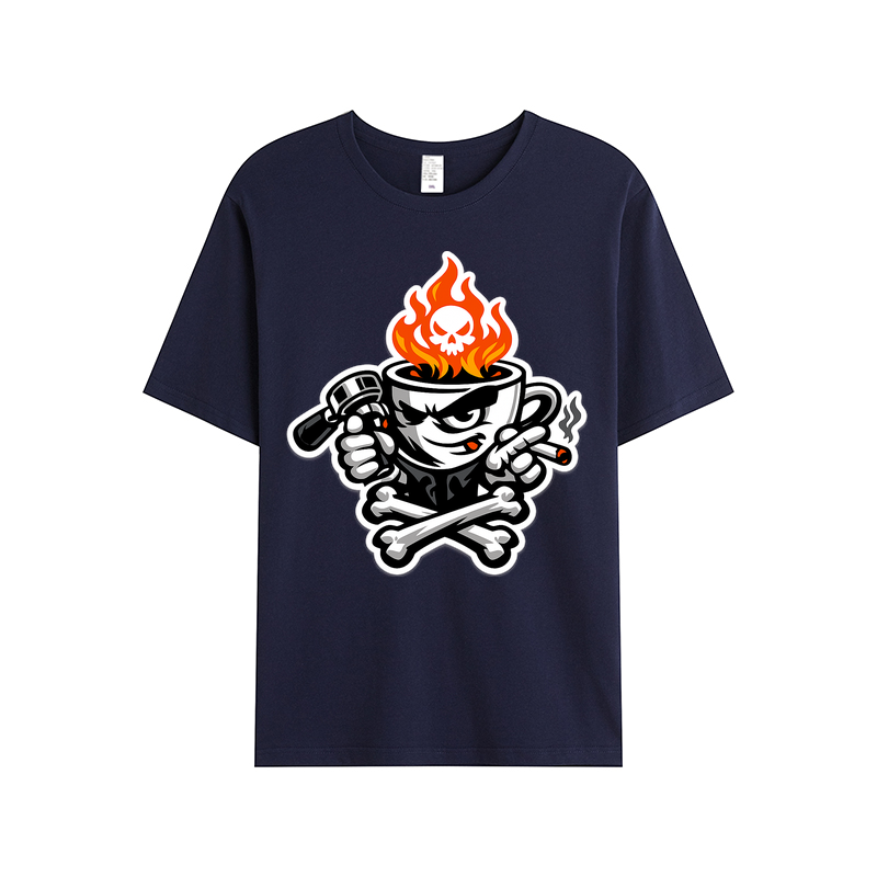 T-shirt Rebel Roast Mascot für Kaffeekenner