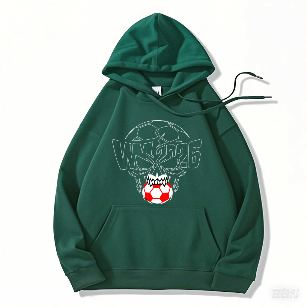 Hoodie Aufruhr Typo im Schriftsturm