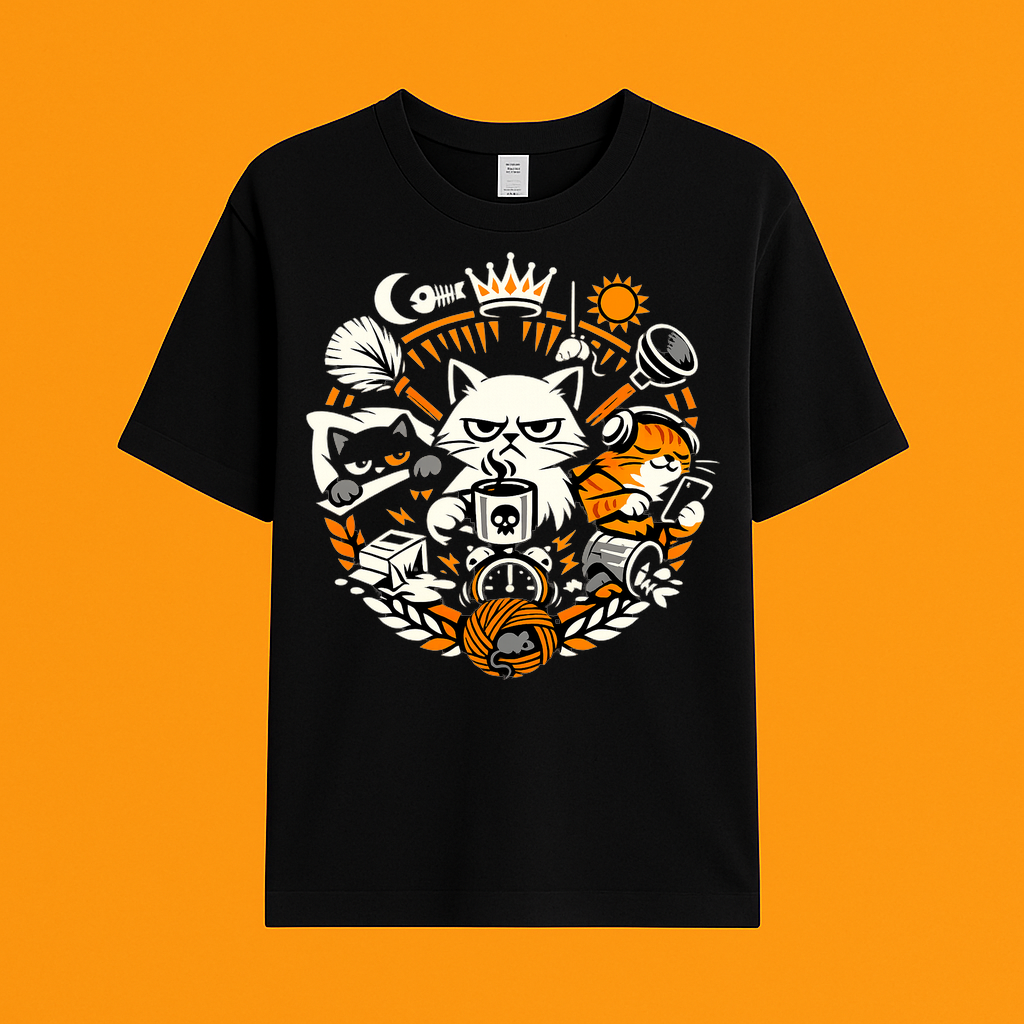 T-Shirt Katzenliebe Pur