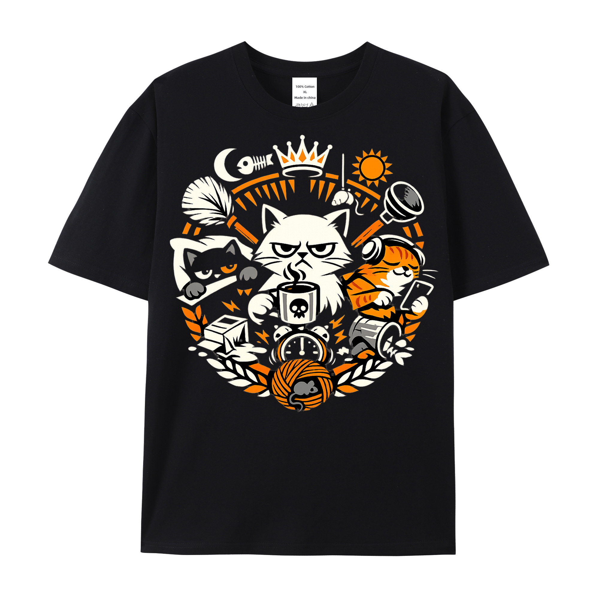 T-Shirt Schnurrglück Katzenliebe