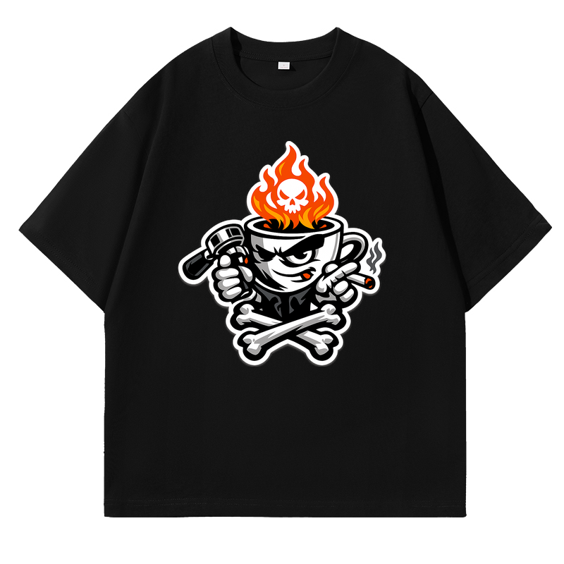 T-shirt Rebel Roast Mascot – Kaffee-Rebell