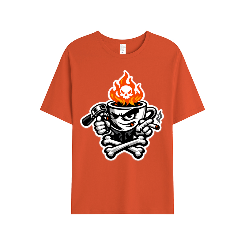 T-shirt Rebel Roast Mascot für Kaffeekenner