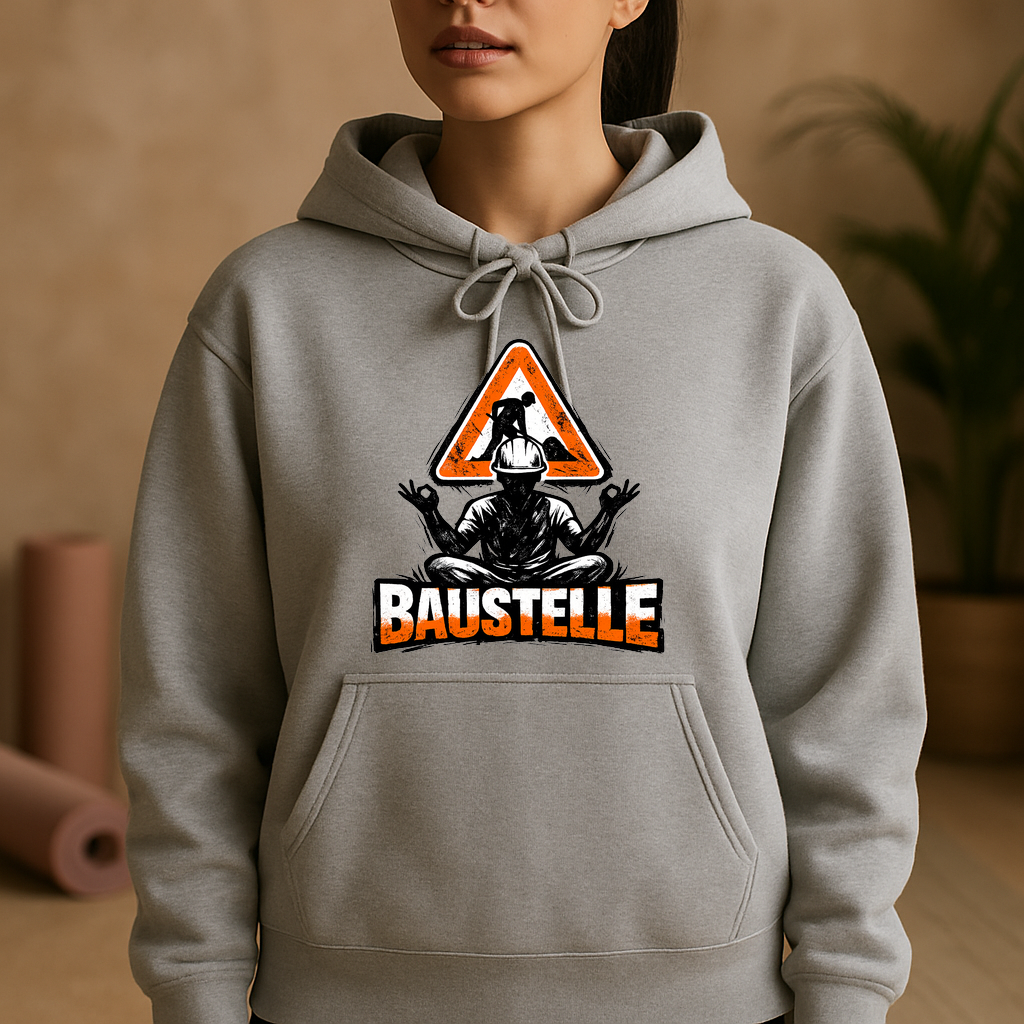 Hoodie Baustellen-Yogi Flow