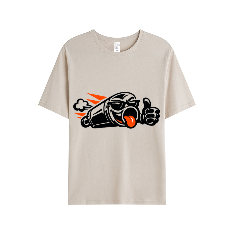 T-shirt Donnerrohr-Symbol der Straße