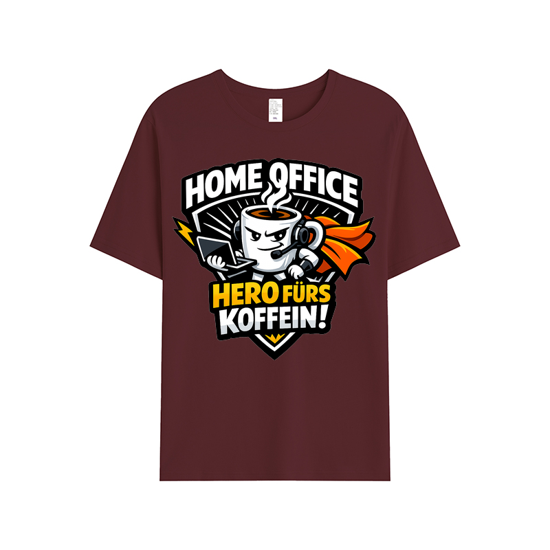 T-shirt Kaffeekrieger-Emblem Premium Design